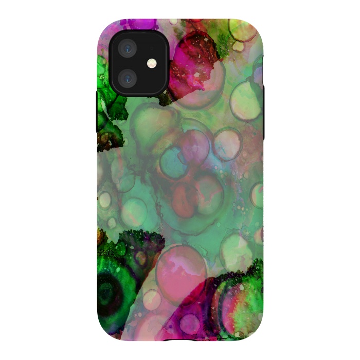 iPhone 11 StrongFit Alcohol ink 2 by haroulita