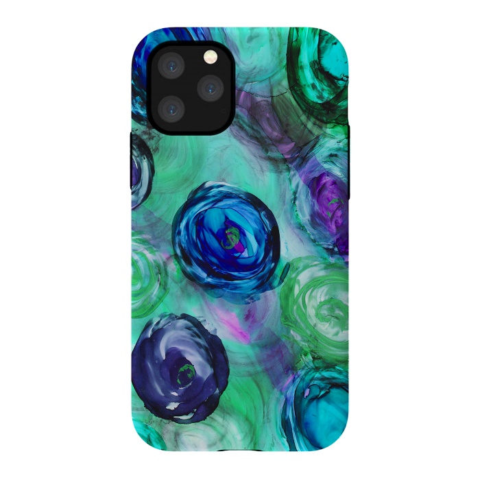 iPhone 11 Pro StrongFit Alcohol ink 6 by haroulita