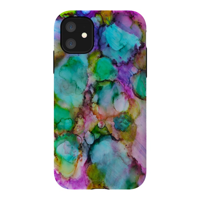 iPhone 11 StrongFit Alcohol ink 8 by haroulita