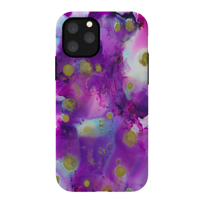 iPhone 11 Pro StrongFit Alcohol ink 9 by haroulita