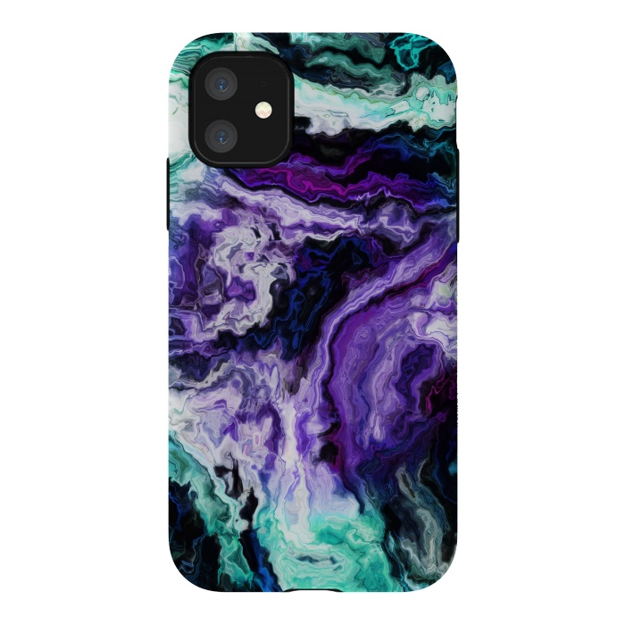 iPhone 11 StrongFit wavy marble ii by haroulita