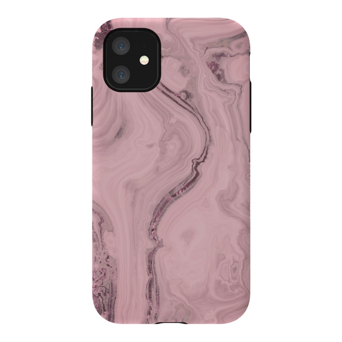 iPhone 11 StrongFit Glamorous Marble Pink 2 by Andrea Haase
