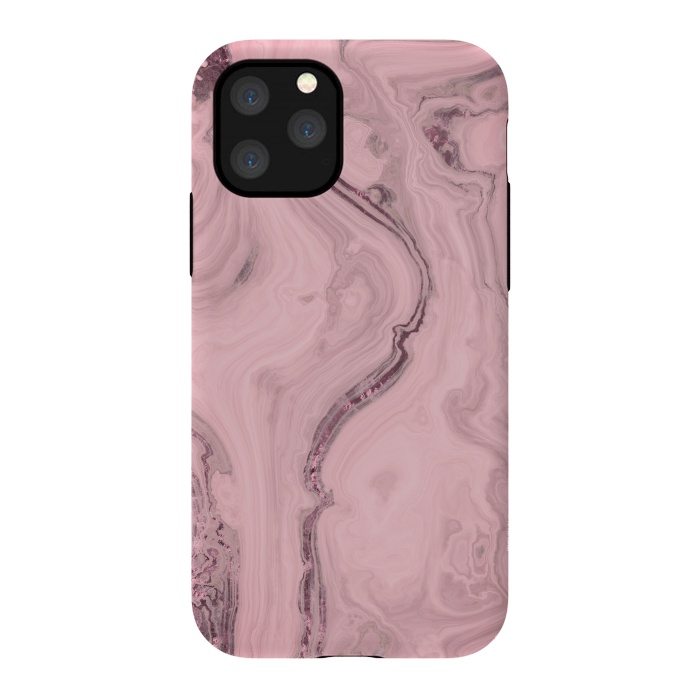 iPhone 11 Pro StrongFit Glamorous Marble Pink 2 by Andrea Haase