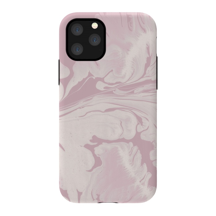 iPhone 11 Pro StrongFit Pink Marbled Wet Paint 2 by Andrea Haase