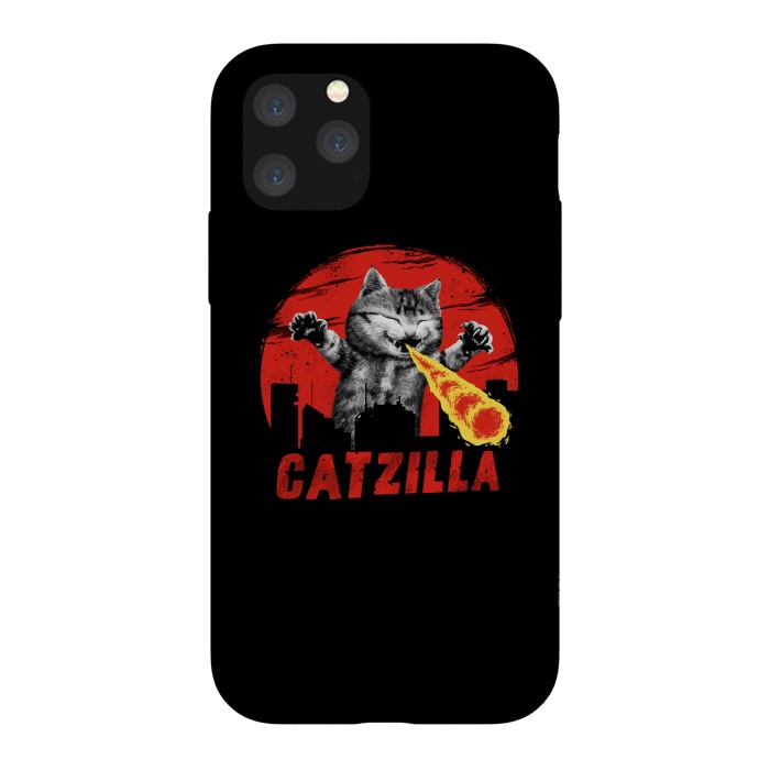 iPhone 11 Pro StrongFit Catzilla by Vincent Patrick Trinidad