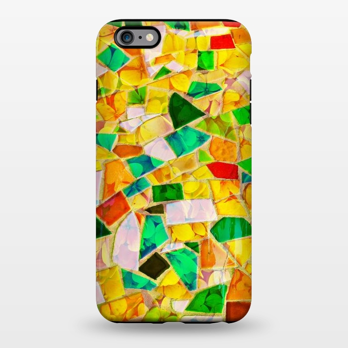 iPhone 6/6s plus StrongFit Yellow glass abstract art painting phone case by Josie