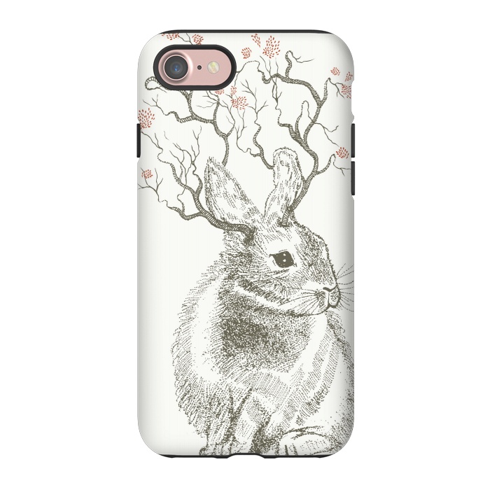 iPhone 7 StrongFit Forest Bunny by Rose Halsey