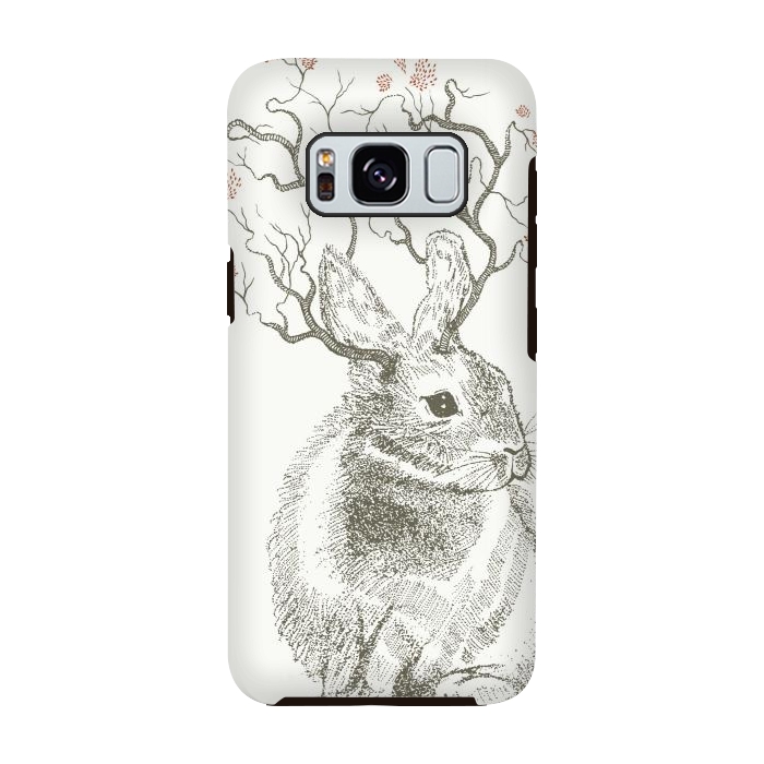 Galaxy S8 StrongFit Forest Bunny by Rose Halsey