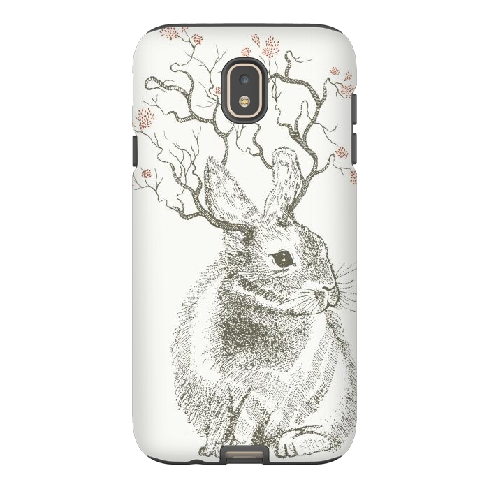 Galaxy J7 StrongFit Forest Bunny by Rose Halsey