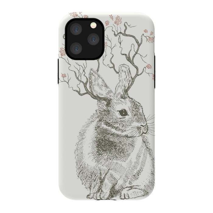 iPhone 11 Pro StrongFit Forest Bunny by Rose Halsey