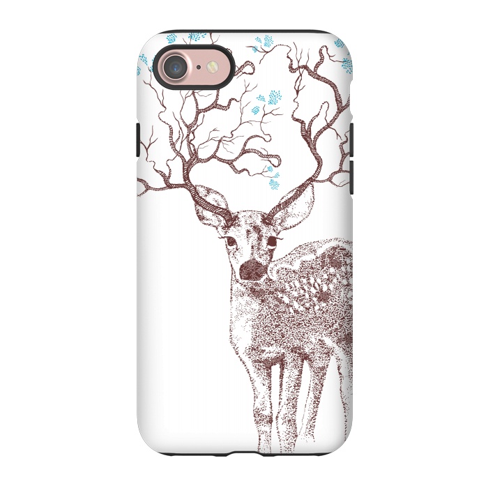 iPhone 7 StrongFit Forest Deer by Rose Halsey