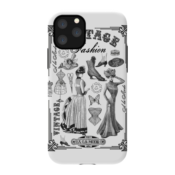 iPhone 11 Pro StrongFit Vintage Fashion Ladies by Andrea Haase