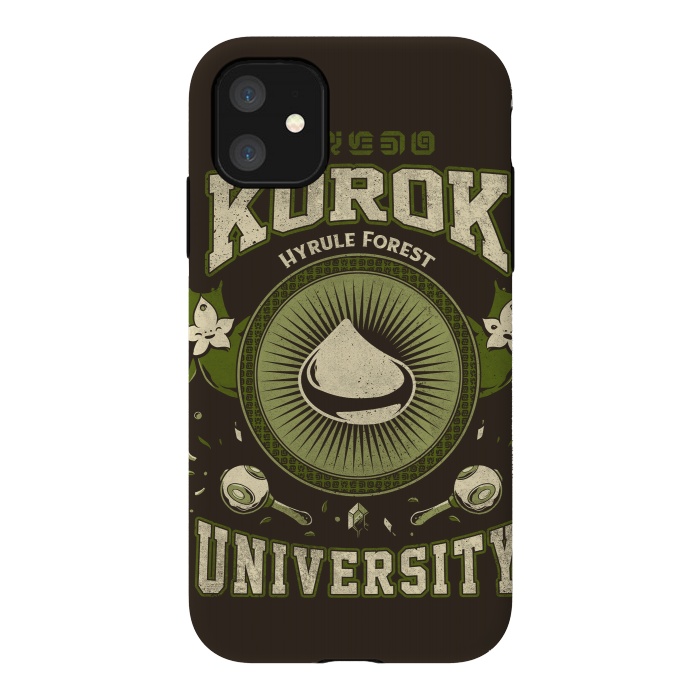 iPhone 11 StrongFit Korok University by Ilustrata
