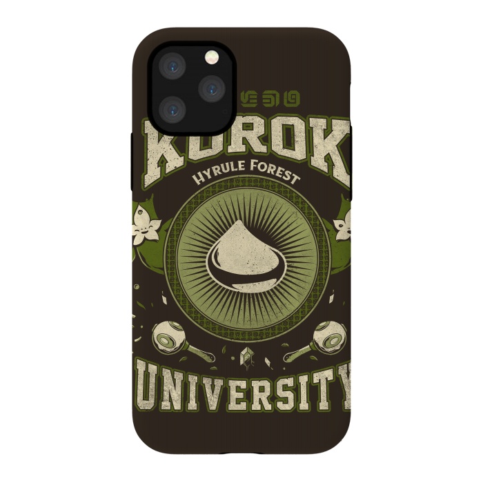 iPhone 11 Pro StrongFit Korok University by Ilustrata