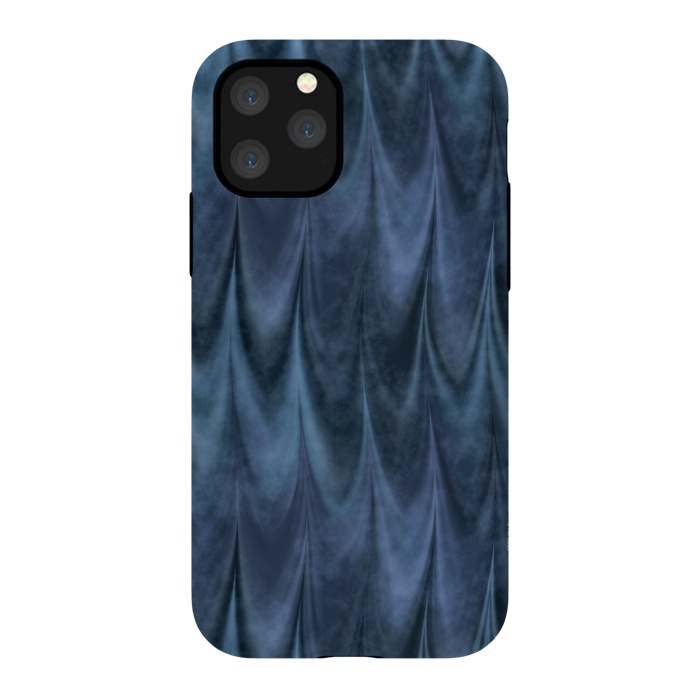 iPhone 11 Pro StrongFit Blue Wbstract Waves by Andrea Haase