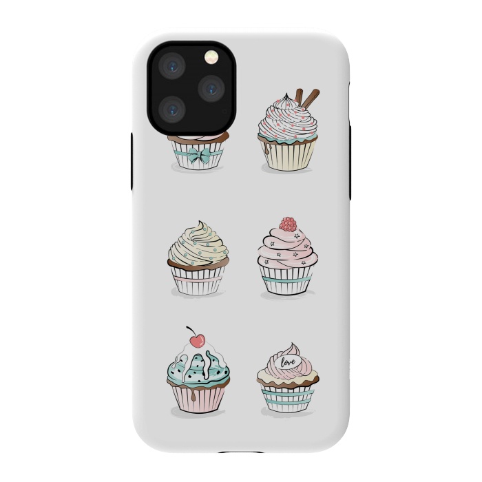 iPhone 11 Pro StrongFit Sweet Cupcakes by Martina