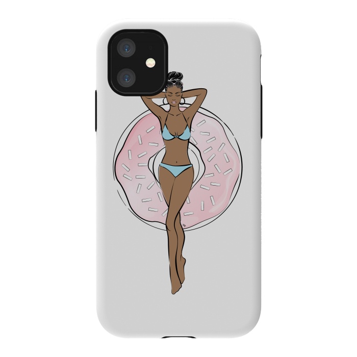 iPhone 11 StrongFit Summer time relax Dark skin by Martina