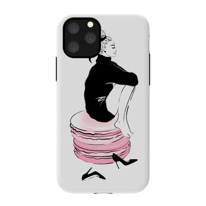iPhone 11 Pro StrongFit Elegant Macaron Girl by Martina
