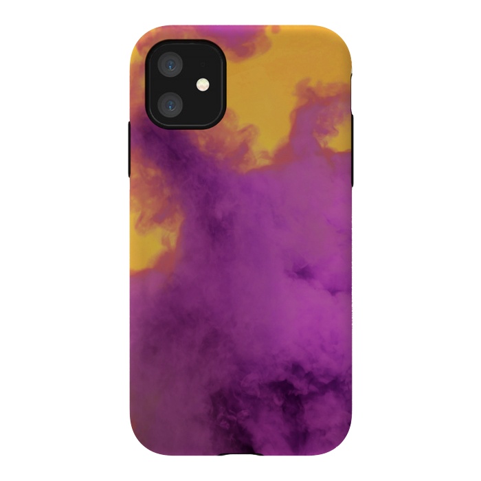 iPhone 11 StrongFit Ultraviolet Smoke by Gringoface Designs