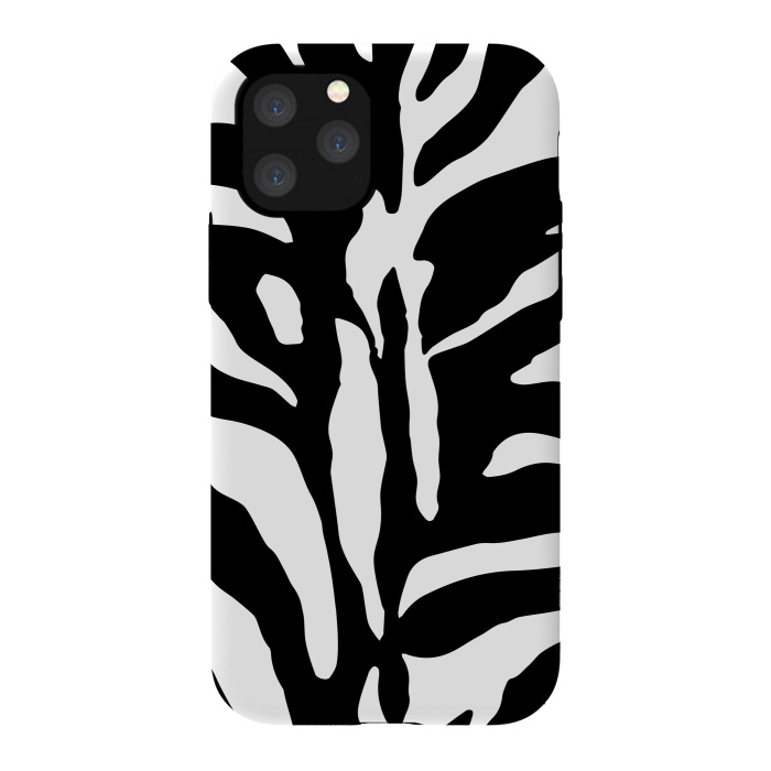 iPhone 11 Pro StrongFit Black And White Zebra Print 2 by Andrea Haase