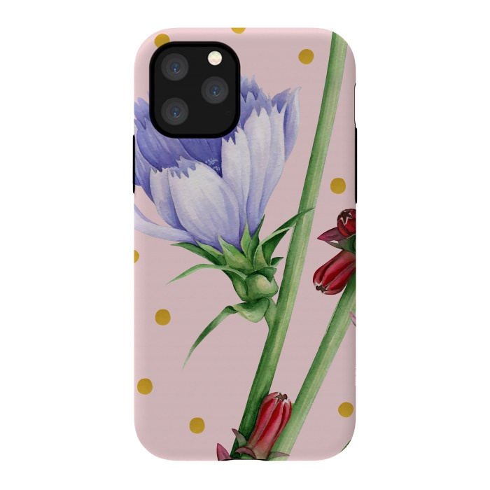 iPhone 11 Pro StrongFit Purple Chicory by Creativeaxle