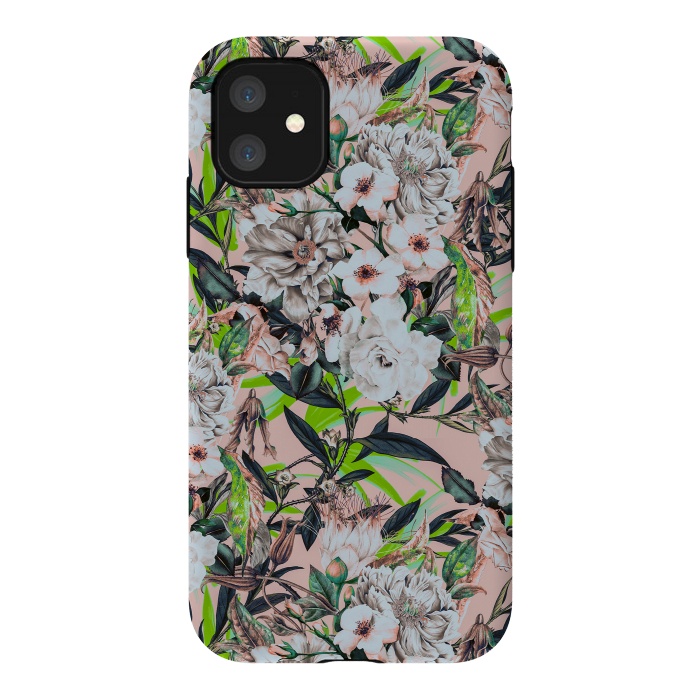 iPhone 11 StrongFit Flowering bouquet pink by Mmartabc