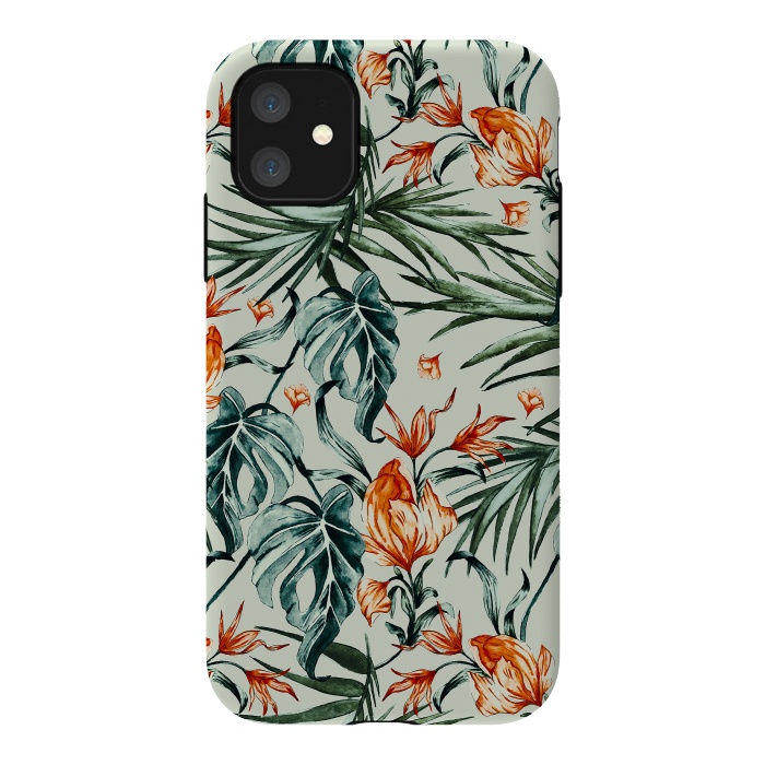 iPhone 11 StrongFit Exotic flower nature-07 by Mmartabc