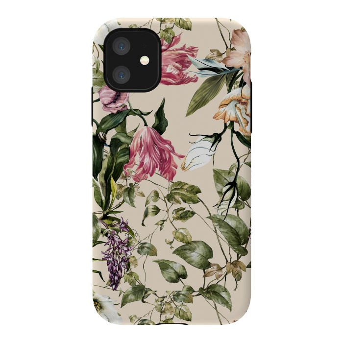 iPhone 11 StrongFit Detailed botanical garden by Mmartabc