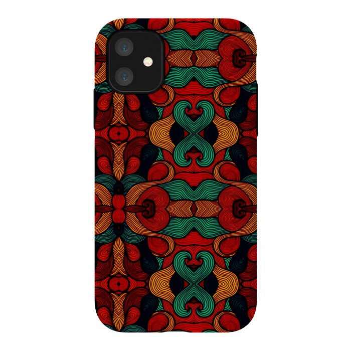 iPhone 11 StrongFit psychedelic art by TMSarts