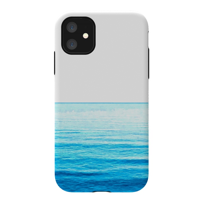 iPhone 11 StrongFit Blue Ocean Illustration by Alemi