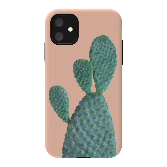 iPhone 11 StrongFit Cactus Watercolor by Alemi