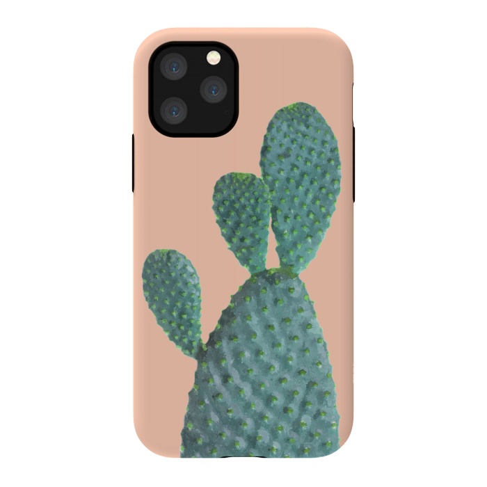 iPhone 11 Pro StrongFit Cactus Watercolor by Alemi