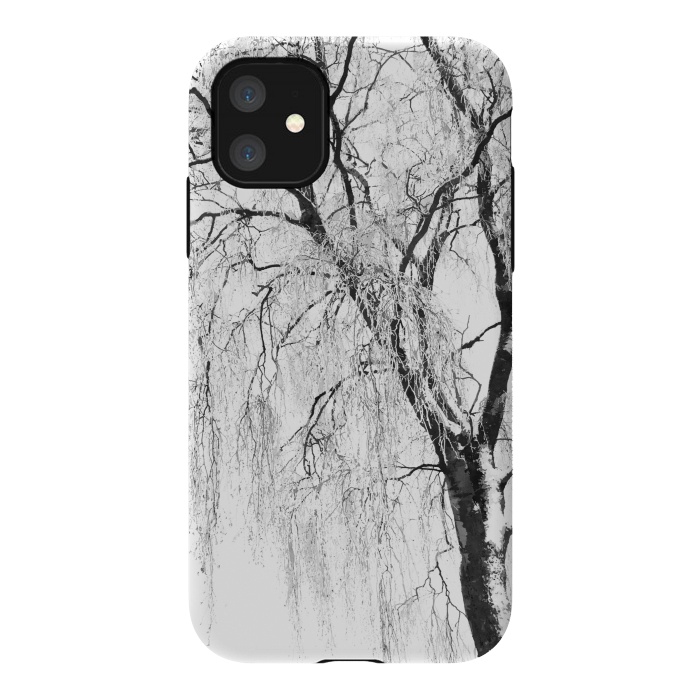iPhone 11 StrongFit White Snow Tree by Alemi
