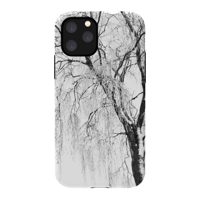 iPhone 11 Pro StrongFit White Snow Tree by Alemi