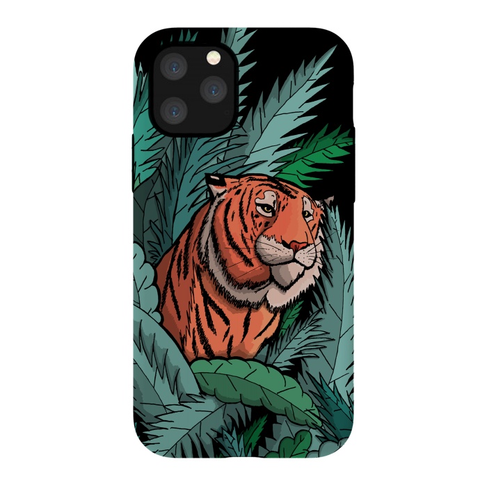 iPhone 11 Pro StrongFit As the tiger emerged from the jungle by Steve Wade (Swade)
