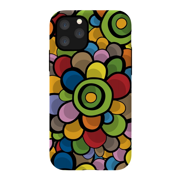iPhone 11 Pro StrongFit Spring Bubble Flower by Majoih