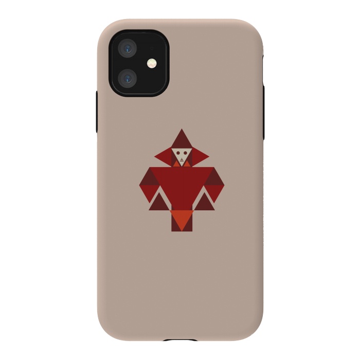 iPhone 11 StrongFit triangle human art by TMSarts