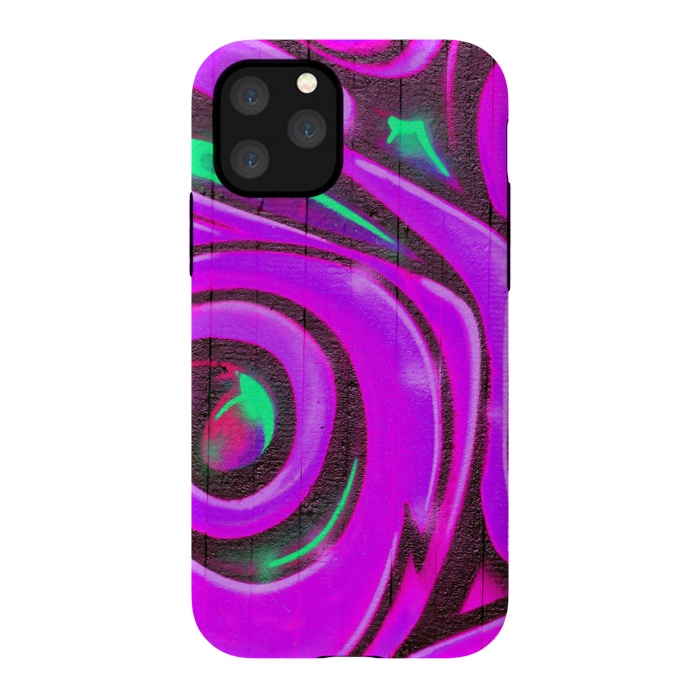 iPhone 11 Pro StrongFit Pink Graffiti by Andrea Haase