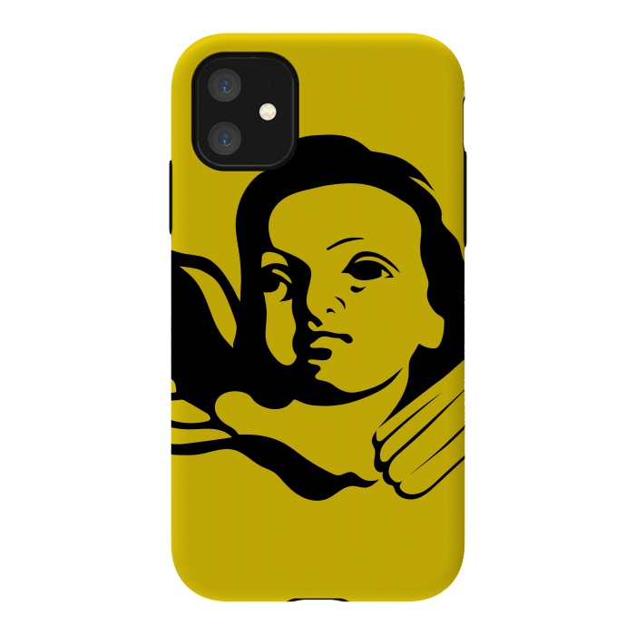 iPhone 11 StrongFit Baroque Angel by Majoih