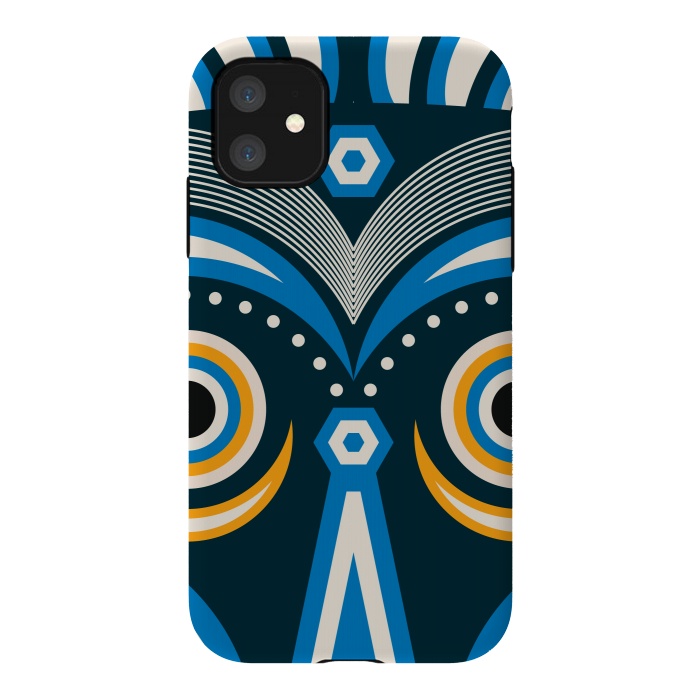 iPhone 11 StrongFit lulua tribal mask by TMSarts