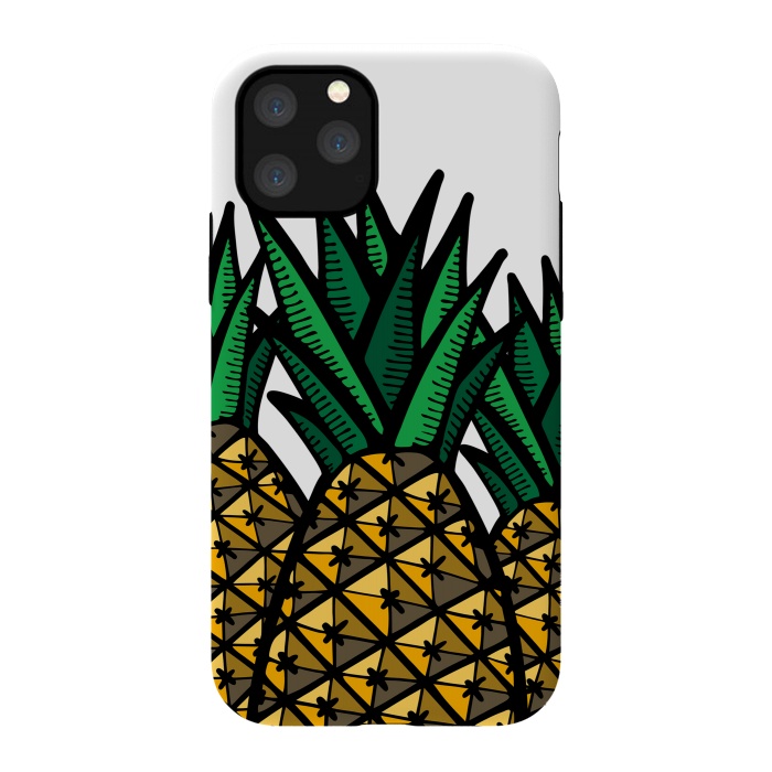 iPhone 11 Pro StrongFit Pineapple Field by Majoih