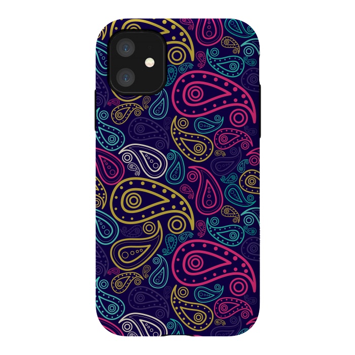 iPhone 11 StrongFit Paisley by TMSarts