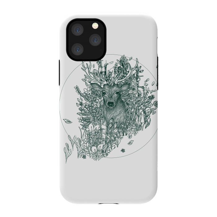 iPhone 11 Pro StrongFit Stag and Forest by ECMazur 