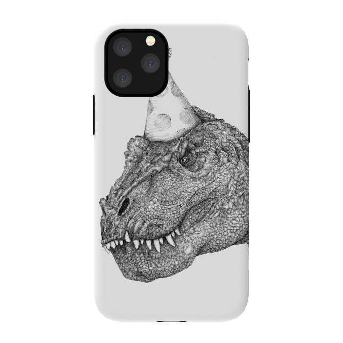 iPhone 11 Pro StrongFit Party Dinosaur by ECMazur 