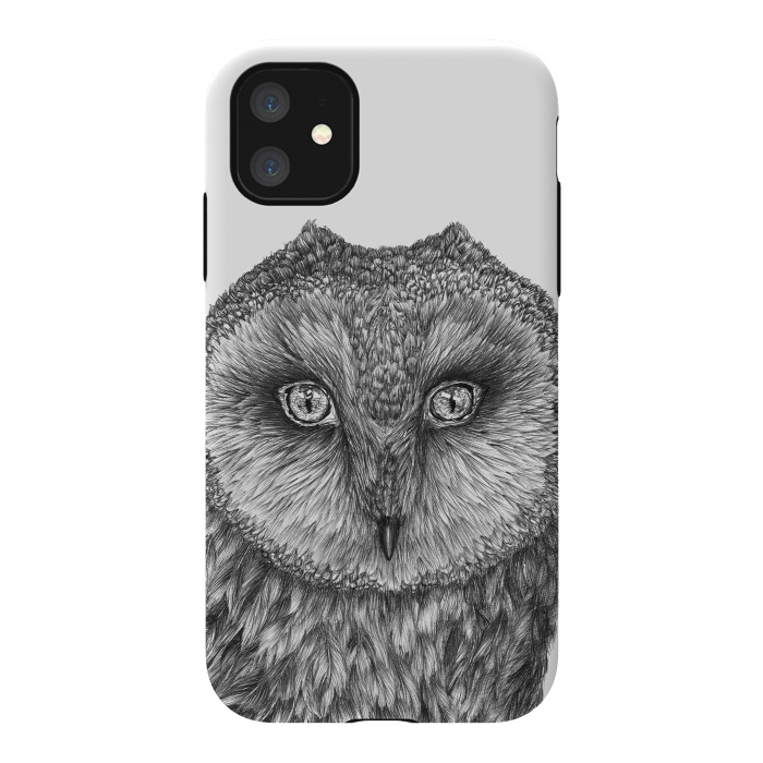 iPhone 11 StrongFit Little Barn Owl by ECMazur 