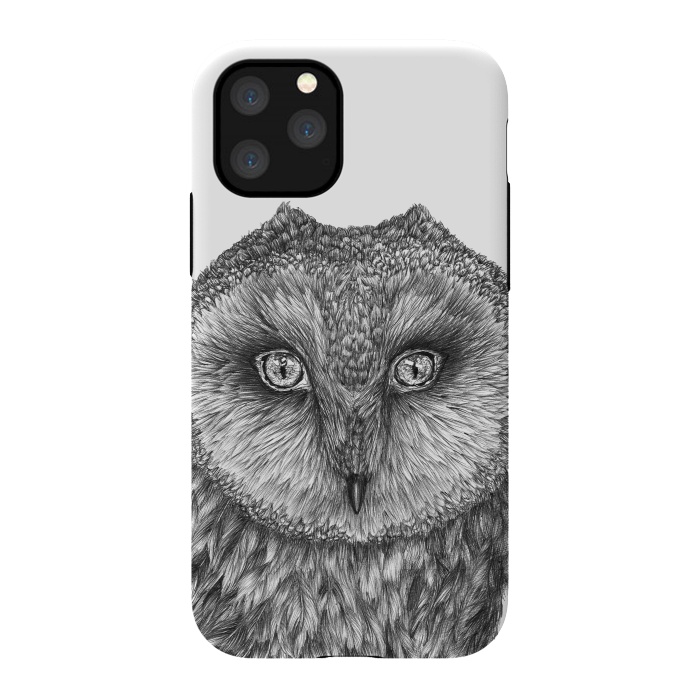 iPhone 11 Pro StrongFit Little Barn Owl by ECMazur 