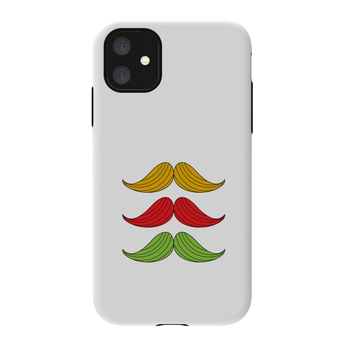 iPhone 11 StrongFit mustache colors by TMSarts