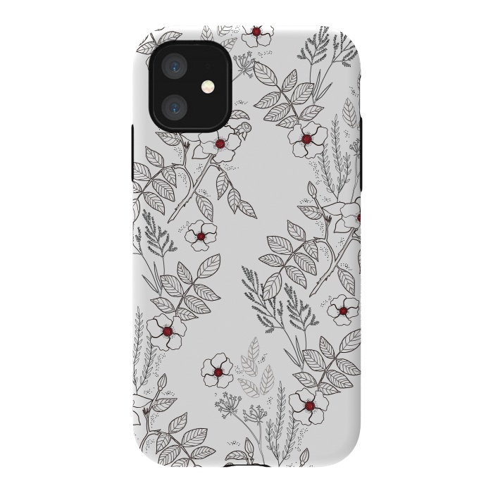 iPhone 11 StrongFit Roses by Dunia Nalu