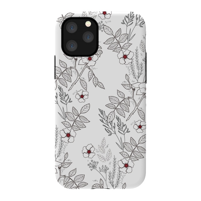 iPhone 11 Pro StrongFit Roses by Dunia Nalu