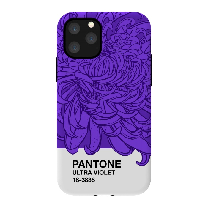 iPhone 11 Pro StrongFit Pantone ultra violet  by Evgenia Chuvardina